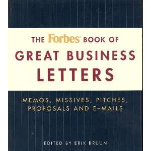  The Forbes Book of Great Business Letters (9781579124236) Books