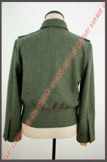 WWII German M44 EM field wool tunic Feldbluse 2XL  