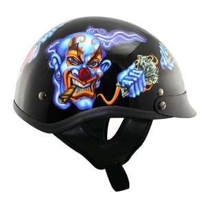  Outlaw Insane Clowns Half Helmet   Medium Automotive