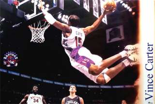 Vince Carter Basketball NBA Flying Dunk Poster Champion  