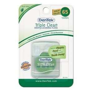   Triple Clean Deep Cleaning Dental Floss 65yd