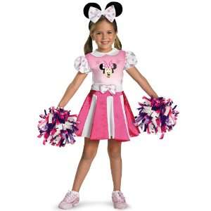  Minnie Mouse Cheerleader Costume Small 4 6 Kids Halloween 