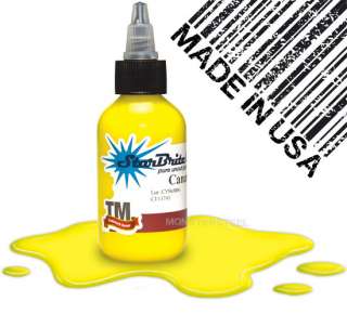 oz STERILE Starbrite CANARY YELLOW Tattoo Ink NEW Starbright  