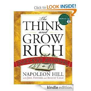 The Think and Grow Rich Success Journal Napoleon Hill, August Gold 