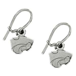  Kansas State sterling silver dangle earrings: GEMaffair 