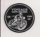 Vintage Cafe Racer patch 3 inch Rocker Ace 59 BSA Norton Triumph Ton 