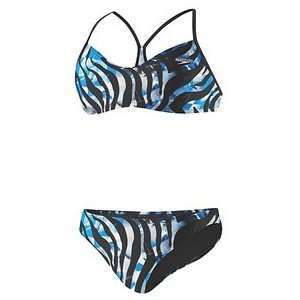  Speedo Zebra Haze Two Piece Womens Swimsuits