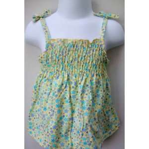  Baby Girl 18 Months, Yellow Floral Summer Dress 