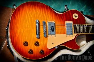 2008 Gibson Les Paul Standard Plus AAA+ Flametop Cherryburst Near Mint 