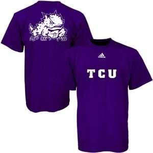   Christian Horned Frogs Purple Prime Time T shirt