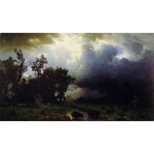   The Impending Storm, By Bierstadt Albert  
