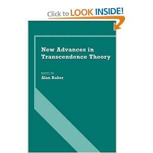  New Advances in Transcendence Theory (9780521090292) Alan 