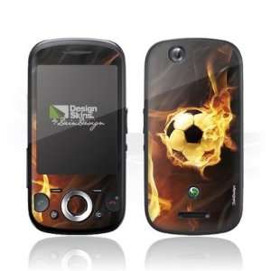  Design Skins for Sony Ericsson Zylo   Burning Soccer 