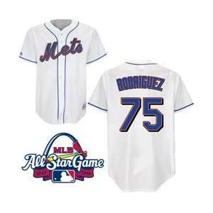 New York Mets Replica Francisco Rodriguez Alternate Home Jersey w/2009 