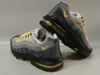 Nike Air Max 95 Grey Yellow Sneakers Kids GS Size 6  