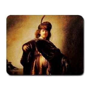   Portrait With Oriental Costume By Rembrandt Mouse Pad