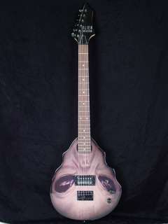 NEW Area 51 Alien Electric Guitar   Solid Mahogany RARE  