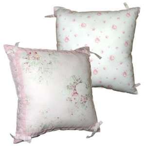   Garden Rose Decorator Pillow by Rachel Ashwell: Home & Kitchen