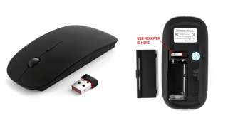 white pink 2.4G wireless mouse 4 Mac win vista 7 laptop  