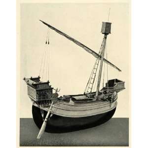   Model Boat Whiting Spilhaus   Original Halftone Print: Home & Kitchen