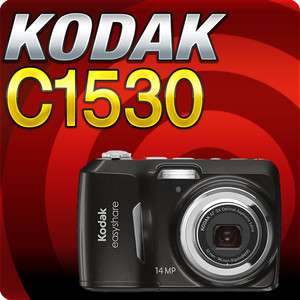 Kodak EASYSHARE C1530 Digital Camera (Black) 8921223 NEW 041778921227 