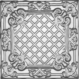  2412 Tin Ceiling Tile   Classic Casa Milano   Tin Plated 