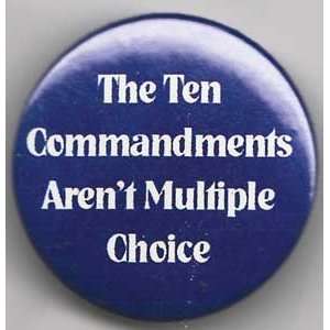  The Ten Commandments Aren`t Multiple Choice Office 