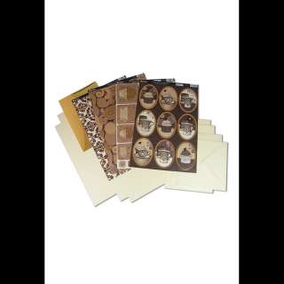 Kanban LUX12 Cafe Collection   Coffee & Cake Luxury card making kit 