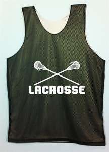 Numbered Lacrosse Crossed Sticks Pinnie Penny Reversible Choice Size 