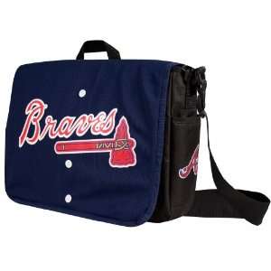 Atlanta Braves Jersey Messenger Bag   15.5x4x11  Sports 
