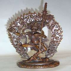 02Tibetan Nepalese Medicine Buddha Copper Statue, 14  