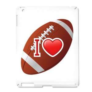  iPad 2 Case White of I Love Football 