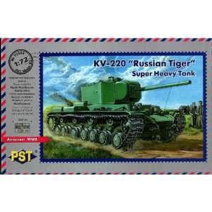  72 KV220 Russian Tiger Super Heavy Tank (Plastic Models): Toys & Games