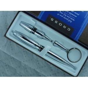  Cross Limited Edition Beverly Chrome Pen and Mini Pen Ring 