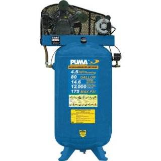  Puma Belt Drive Stationary Vertical Air Compressor   80 