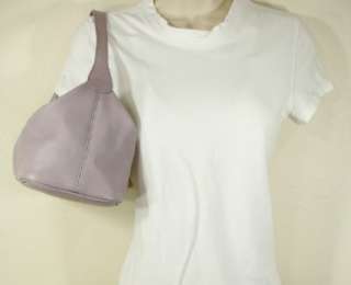 COACH 4145 PURPLE LAVENDER SMALL LEATHER HOBO SPRING POUCH PURSE BAG 