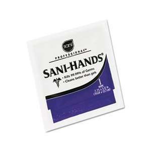 Nice Pak Sani Professional Sani Hands II Sanitizing Wipes, 7.75 x 5.0 