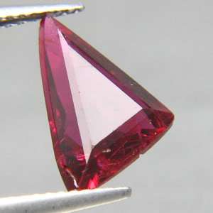 05ct FANCY SHAPED NATURAL UNHEATED BLOOD RED RUBY  