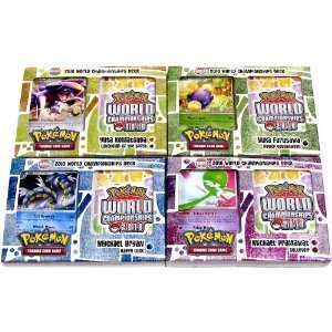   Pokemon Card Game Set of 4 2010 World Championship Decks: Toys & Games