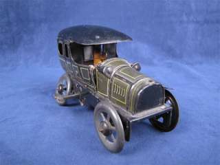 Vintage Tin Toy Windup Car w/Driver Germany BING?  