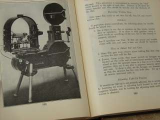 1928 Powers Cameragraph Motiograph Antique movie projector book 