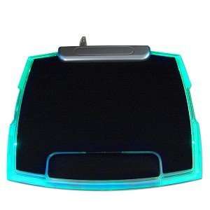    Green Illuminated Mouse Pad with 4 Port USB Hub Electronics