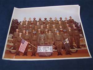 1978 Group Photo Soldiers at Fort Jackson, SC A CO 4 BN  