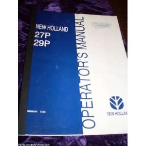  New Holland 27P/29P Grain Head OEM OEM Owners Manual: New 
