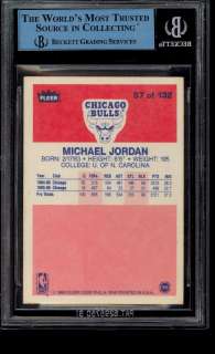   Fleer Basketball Michael Jordan ROOKIE RC #57 BGS AUTH (PWCC)  