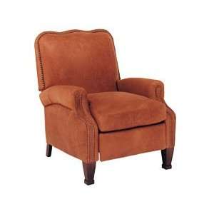   Chair With Nailheads: Nolan Designer Style Leather Reclining Chair