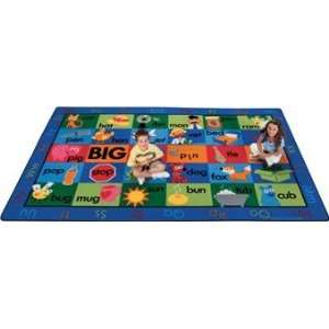 Rhyme Time Factory Second Classroom Rug 84 x 134: Home 