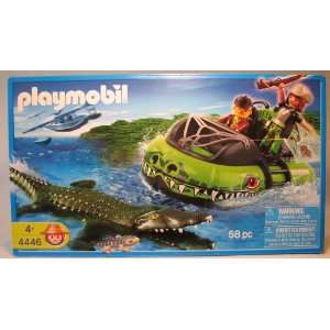  Playmobil 4446 Alligator Hunters (hovercraft,gator) Toys & Games