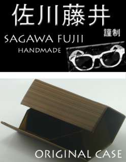 SAGAWA FUJII new imitated Wood eyeglasses 8244 Black  