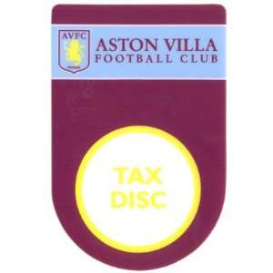  Aston Villa FC. Car Tax Disc Holder